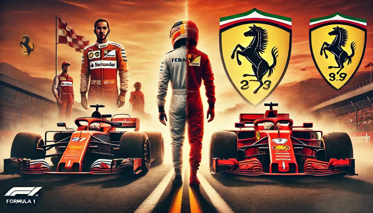 Lewis Hamilton in Ferrari nel 2025
